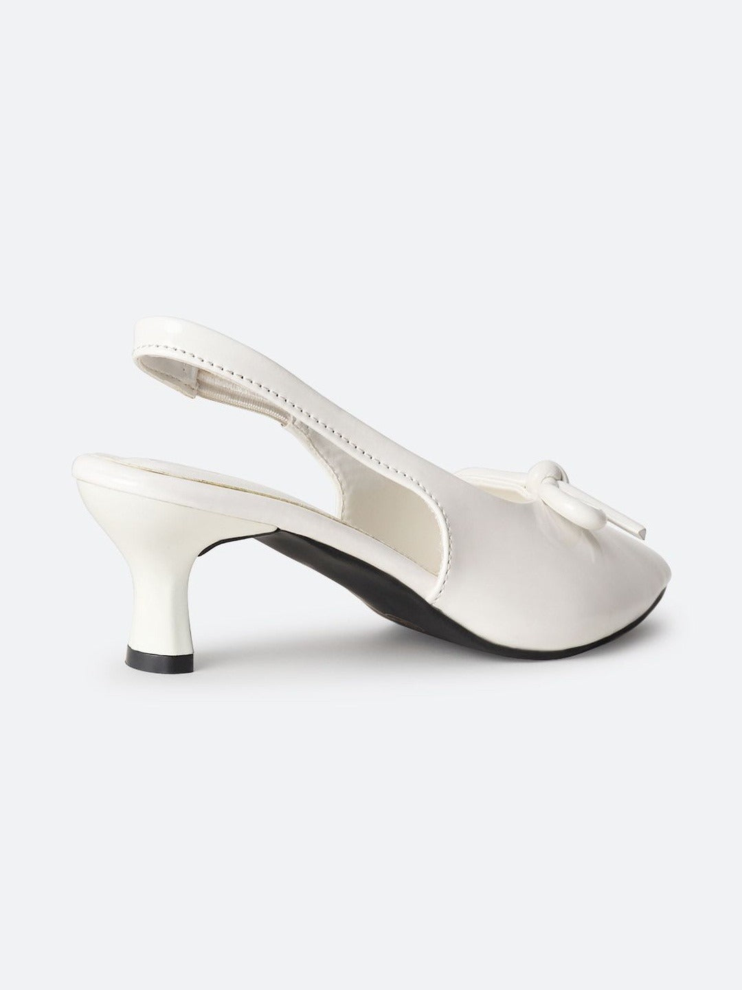 Women’s Bow Slingback Heels – Elegant Pointed Toe Party Pumps